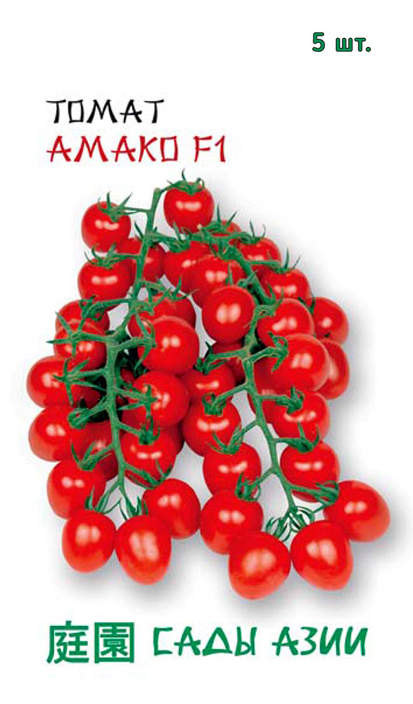 

Семена Сады Азии Томат Амако F1, 5 шт. Marutane