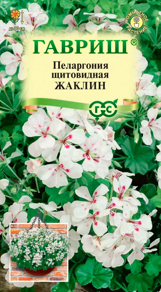 

Семена Гавриш Пеларгония ампельная Жаклин, 3 шт.