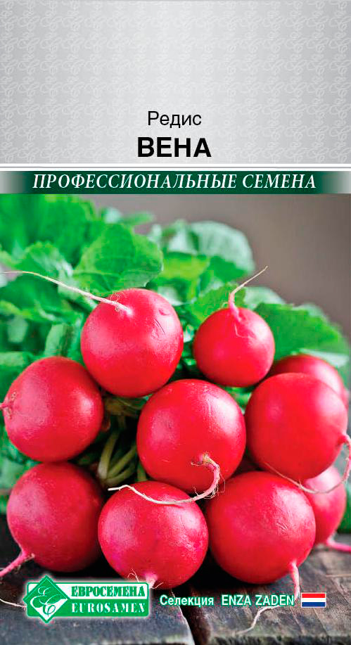 

Семена ЕВРОСЕМЕНА Редис Вена, 0,5 г Enza Zaden Профессиональные семена