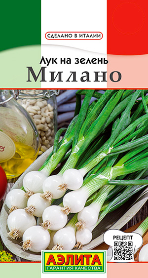 

Семена Аэлита Лук на зелень Милано, 0,5 г Сделано в Италии