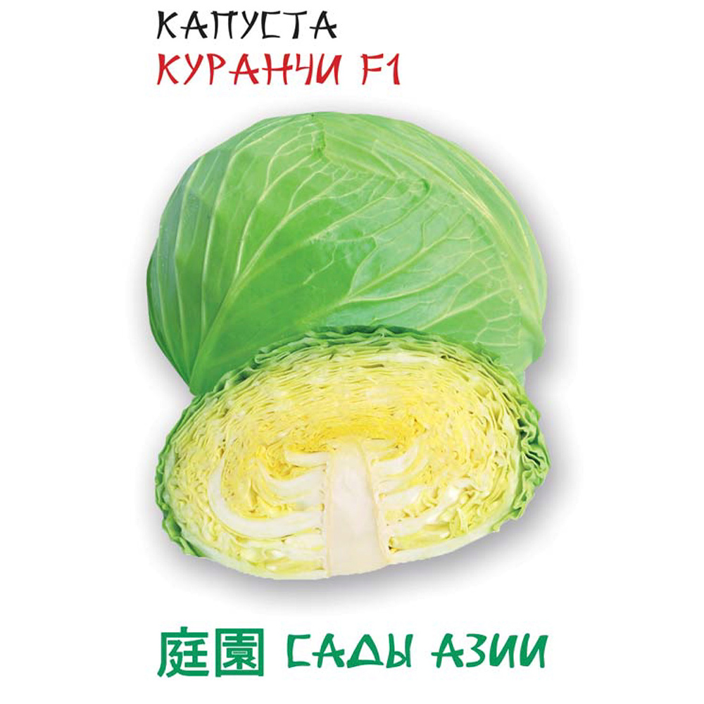 

Семена Сады Азии Капуста белокочанная Куранчи F1, 10 шт. Marutane