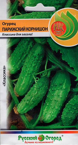 Семена Русский огород Огурец Парижский корнишон, 0,5 г Кольчуга