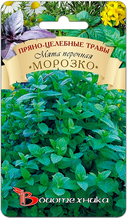 

Семена Биотехника Мята перечная Морозко, 0,08 г