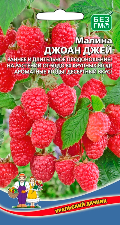 

Семена Уральский дачник Малина Джоан Джей, 12 шт.