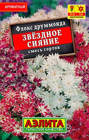 

Семена Аэлита Флокс Звездное сияние, Смесь, 0,1 г Лидер