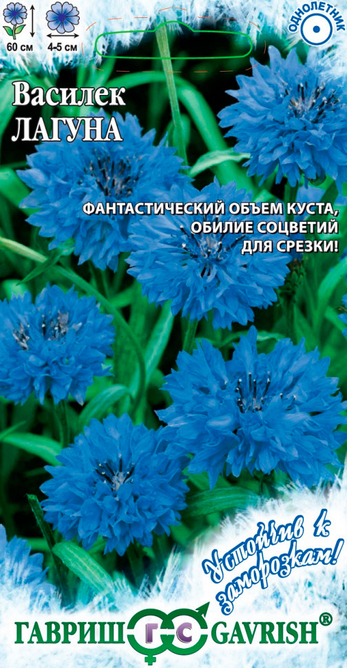 

Семена Гавриш Василек Лагуна, 0,2 г Устойчив к заморозкам!