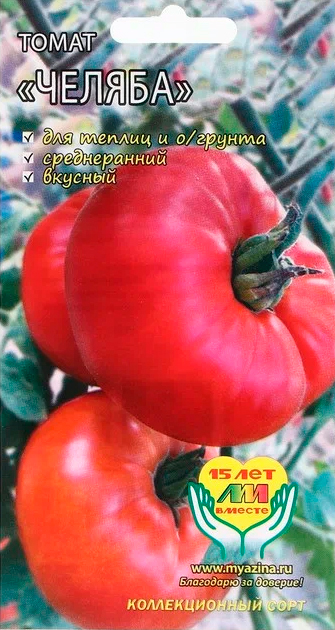 

Семена Мязина Любовь Селекционер Томат Челяба, 5 шт. Коллекционный сорт