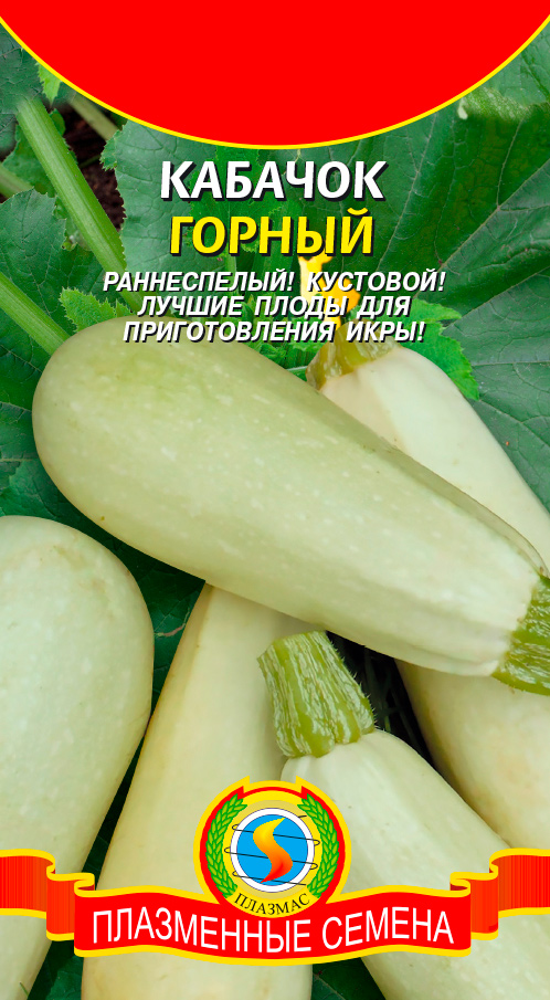 Семена Плазмас Кабачок Горный, 12 шт.