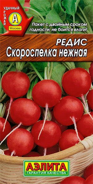 

Семена Аэлита Редис Скороспелка нежная, 3 г