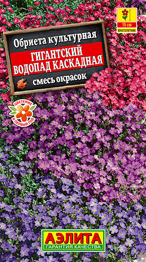 

Семена Аэлита Обриета каскадная Гигантский водопад, Смесь, 0,05 г