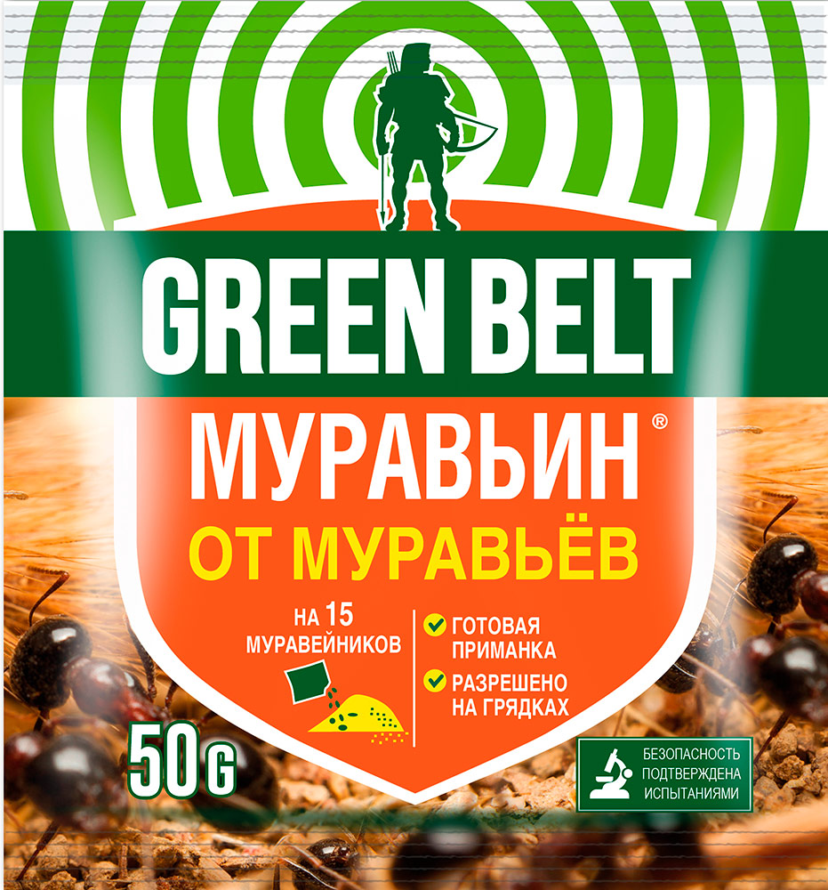 

Уход за растениями Грин Бэлт Муравьин, 50 г