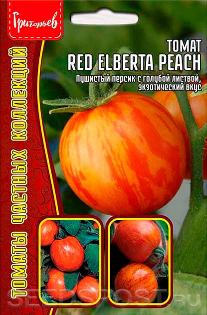 Томат Red Elberta Peach, 10 шт. Семена Частных Коллекций, купить в ...