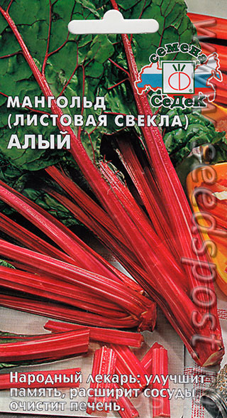 Мангольд (листовая свекла) Алый, 2 г, купить в интернет магазине ...
